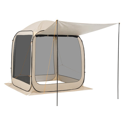 Pop-Up Screen House Tent, 4-6 Person, With Awning