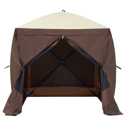 Pop-Up Screen Tent 6x6 Ft, Mosquito Net, 4 Privacy Panels