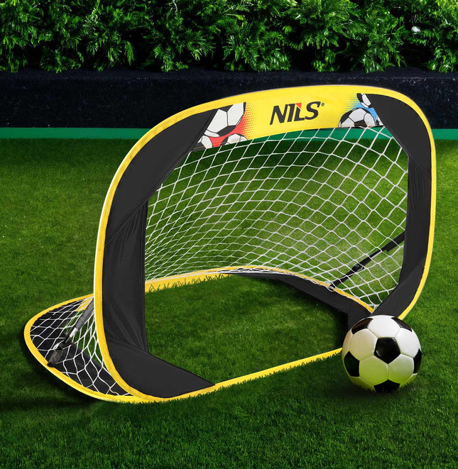 Pop-up voetbaldoel - draagbaar, eenvoudig op te zetten