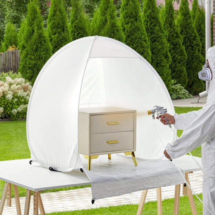 Pop-Up Spray Paint Tent Booth, 40x35x40 in, Ventilated
