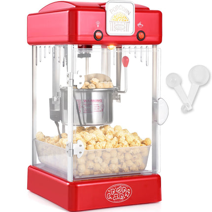 Popcorn Maker Machine, 2.5 Oz Kettle, 4 Qt Batch, 300W