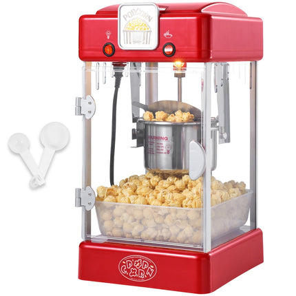 Popcorn Maker Machine, 2.5 Oz Kettle, 4 Qt Batch, 300W
