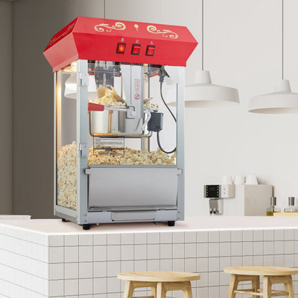 Popcorn Maker Machine, 850W 8 Oz Kettle, 48 Cups