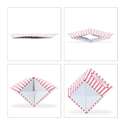Popcorn bags, 50 pcs, 5 colours