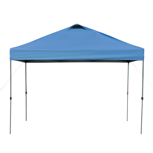 Paviljoen ca. 3x3m, waterdicht, stabiel, winterbestendig, opvouwbaar tuinpaviljoen, UV-bescherming, opvouwbare partytent, tuintent met tas, tuinpaviljoen voor kamperen, tuin, blauw