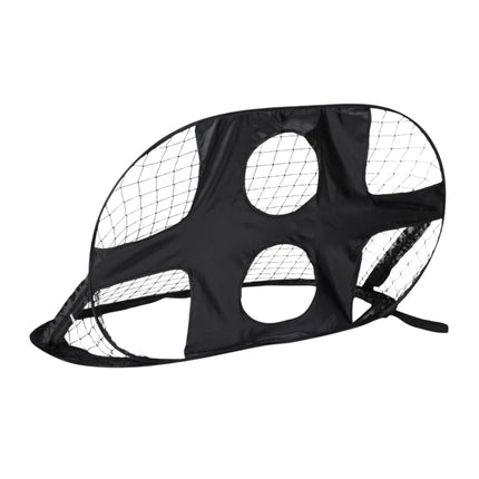 Pop up goal for soccer with goal wall