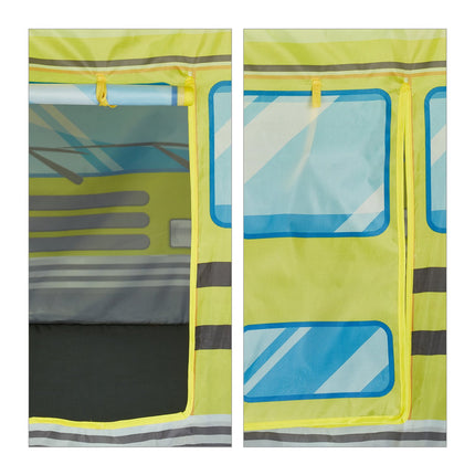 Pop-up play tent School bus