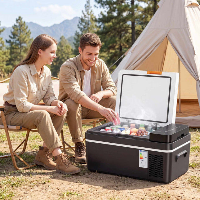 Portable 20L Electric Cooler with App Control & LED