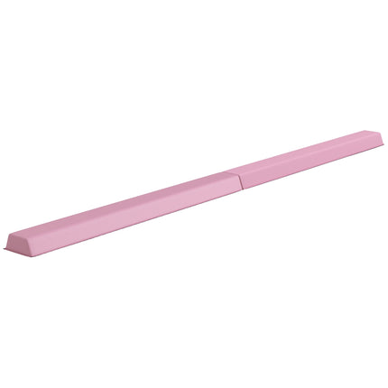 Portable 236 cm non-slip pink gymnastic beam for children