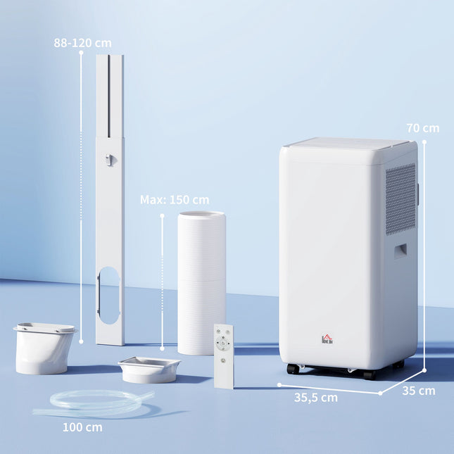 Portable Air Conditioner, 12,000 BTU, 5-in-1, 35㎡ Coverage
