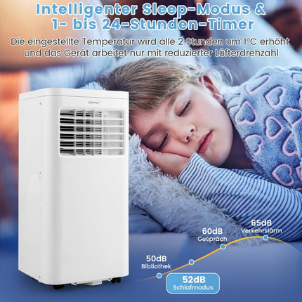 Portable Air Conditioner 2.5 kW, 4-in-1 with Dehumidifier