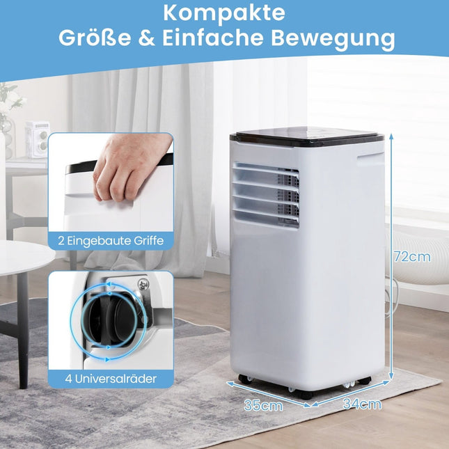 Portable Air Conditioner 9000 BTU, 4-in-1, Smart Control