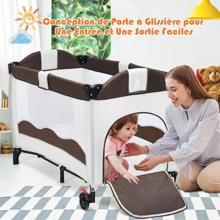 Portable Baby Playard With Bassinet And Changing Table