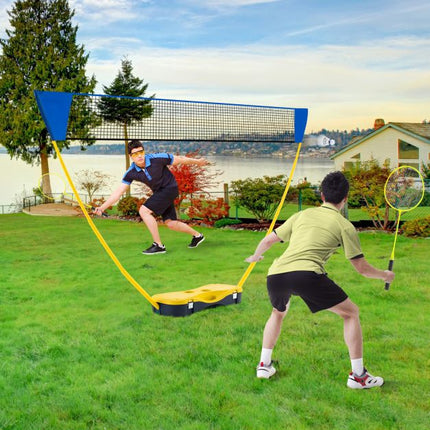 Portable Badminton Net Set 270cm, Rackets, Carry Case