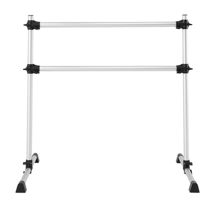Portable Ballet Barre, Double Aluminum Bar, Height Adjustable