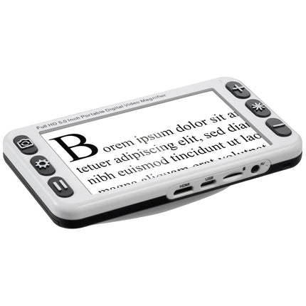 Portable Digital Magnifier, 5-Inch LCD, 2–48X Zoom
