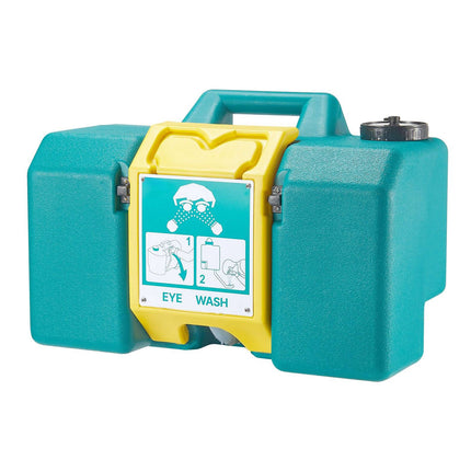 Portable Emergency Eyewash Station, 8 Gallon, Dual Spray