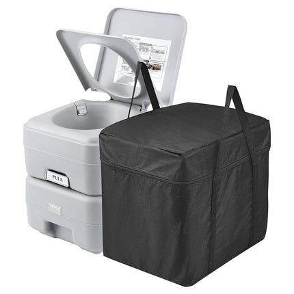 Portable Flush Toilet, 20L Waste Tank, Carry Bag