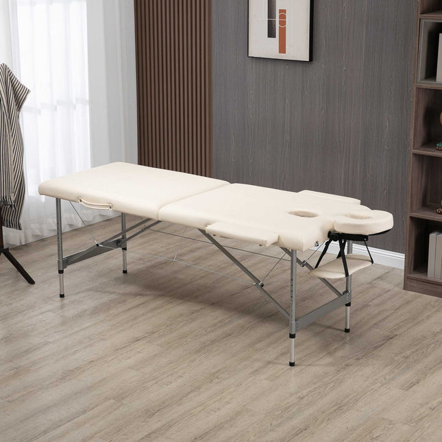 Portable Folding Massage Table with Face Cradle, 186x71x83 cm