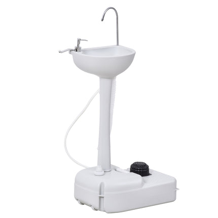 Portable outdoor camping sink with towel rack, 17L tank