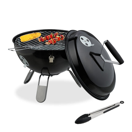 Portable Kettle Barbecue 37cm with Tongs
