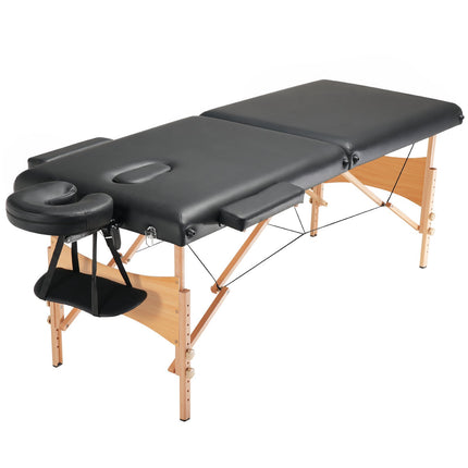 Portable Massage Table 28-Inch, Height Adjustable, Carry Bag