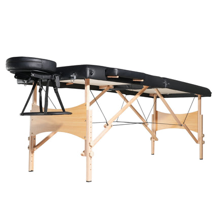 Portable Massage Table 28-Inch, Height Adjustable, Carry Bag