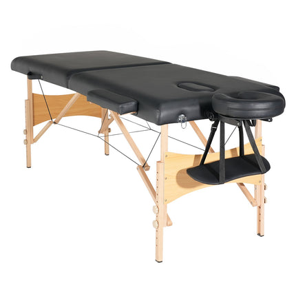 Portable Massage Table 28-Inch, Height Adjustable, Carry Bag