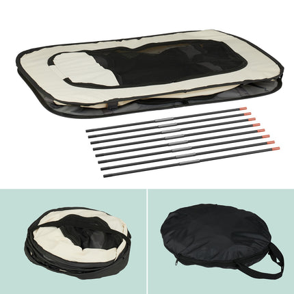 Portable Pet Playpen for Cats & Dogs, Indoor/Outdoor Use