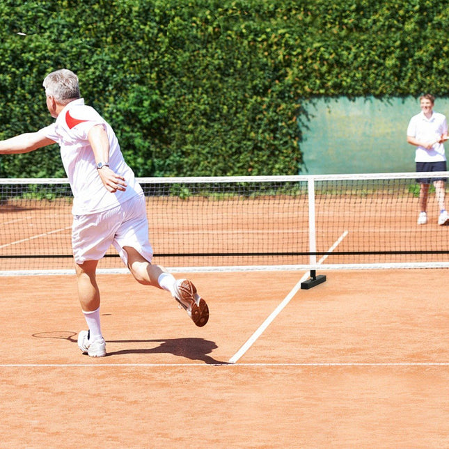 Draagbaar Pickleballnet met metalen buizen, sterk polyesternet en draagtas van Oxford-stof, weerbestendig sportnet, 670 cm lang