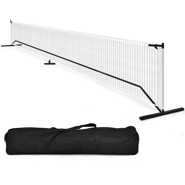 Draagbaar Pickleballnet met metalen buizen, sterk polyesternet en draagtas van Oxford-stof, weerbestendig sportnet, 670 cm lang