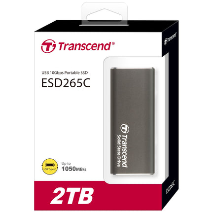 Portable SSD ESD256C USB-C 2TB 10Gbps (R1050/W950 Mb/s) Aluminum