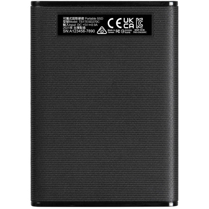 Portable SSD ESD270C USB-C 2TB (R520/W460) Black