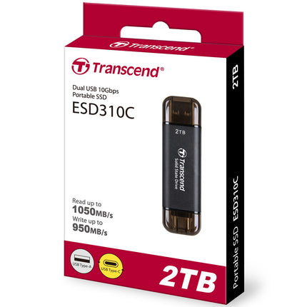 Portable SSD ESD310C USB-C 2TB (R1050/W950) Black