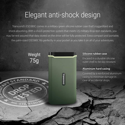Portable SSD ESD380C USB-C 1TB (R/W 2000 MB/s)