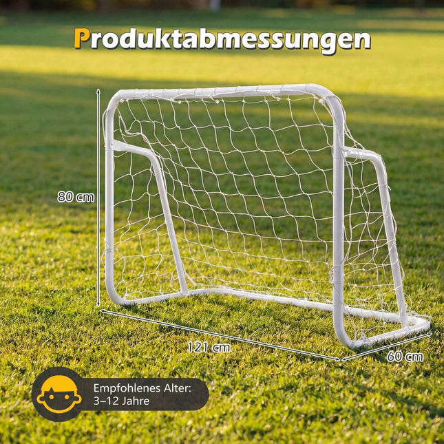 Portable Soccer Goal with Weatherproof Net, 121x60x80 cm