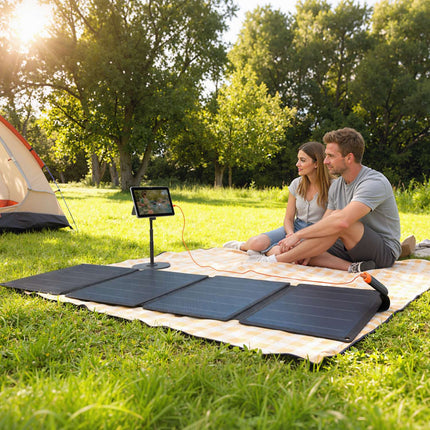 Portable Solar Panel, 36W Fast Charge, Waterproof, Foldable