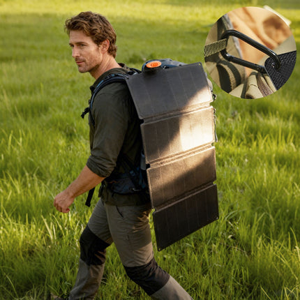 Portable Solar Panel, 36W Fast Charge, Waterproof, Foldable
