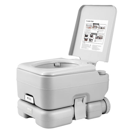 Portable Toilet, 3.2 Gal Waste Tank, Carry Bag