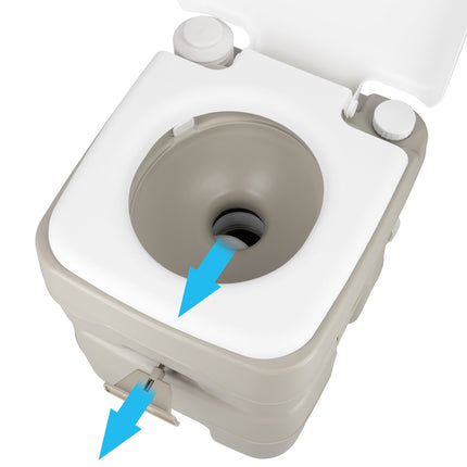 Portable Travel Toilet, 20L Capacity