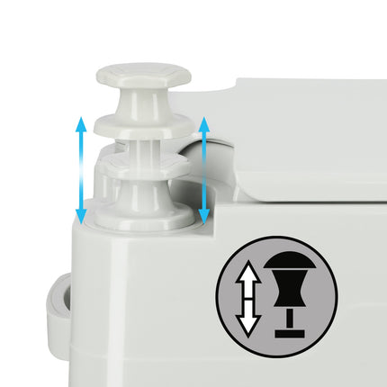 Portable Travel Toilet, 24L Capacity