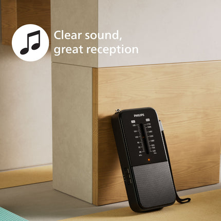 Portable analog FM/MW radio TAR1509