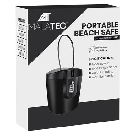 Portable beach safe Malatec 19448