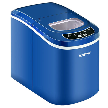 Portable ice maker with 2.2 L water tank ice maker 24 x 33 x 36 cm blue