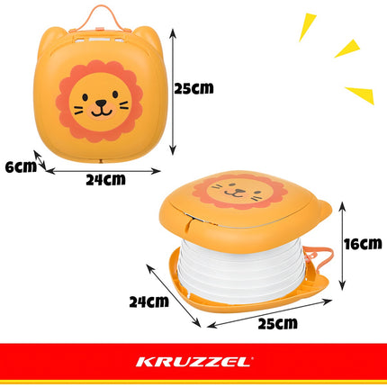 Portable/travel potty - Kruzzel the lion