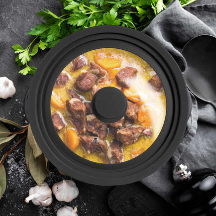 Pot lid 26-30 cm with silicone