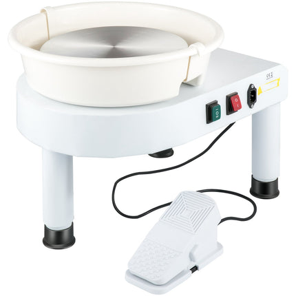 Pottery Wheel 11 In, 350W 220V With Foot Pedal