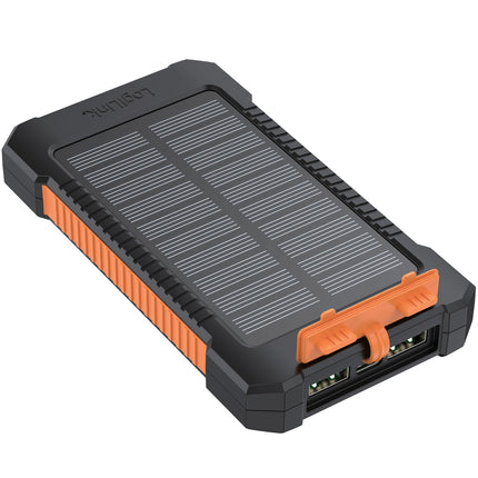 PowerBank 6,000 mAh 10W Solar cell Black/Orange