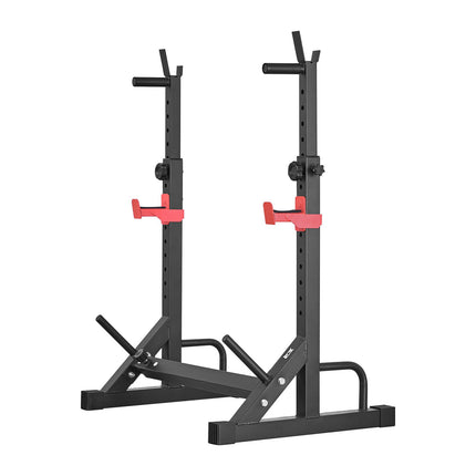 Power Cage Squat Rack – Adjustable Height, 550 lb Capacity