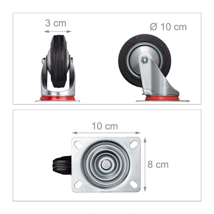Powerful wheels, 4 pcs